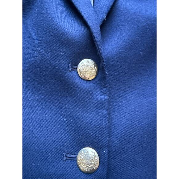J.Crew Navy Blue Single Breasted Blazer Size 6 - Picture 4 of 9